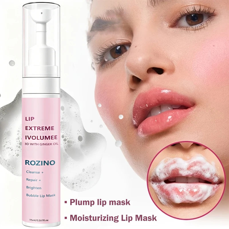 1 Piece/2 Pieces/3 Pieces - 3D Cleansing, Plumping, Repairing, and Brightening Bubble Lip Mask, Long-Lasting Plumping Effect for Lips - High-Gloss Lip Balm, Smoothes Lips, Creates a Sexy, Glossy, and Plump Look - Enhances Lip