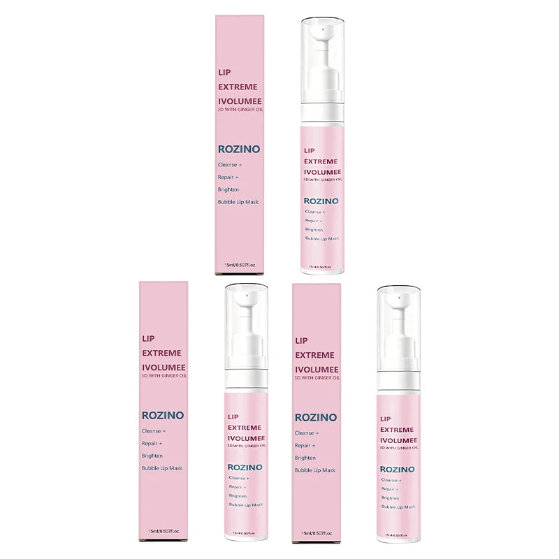 1 Piece/2 Pieces/3 Pieces - 3D Cleansing, Plumping, Repairing, and Brightening Bubble Lip Mask, Long-Lasting Plumping Effect for Lips - High-Gloss Lip Balm, Smoothes Lips, Creates a Sexy, Glossy, and Plump Look - Enhances Lip