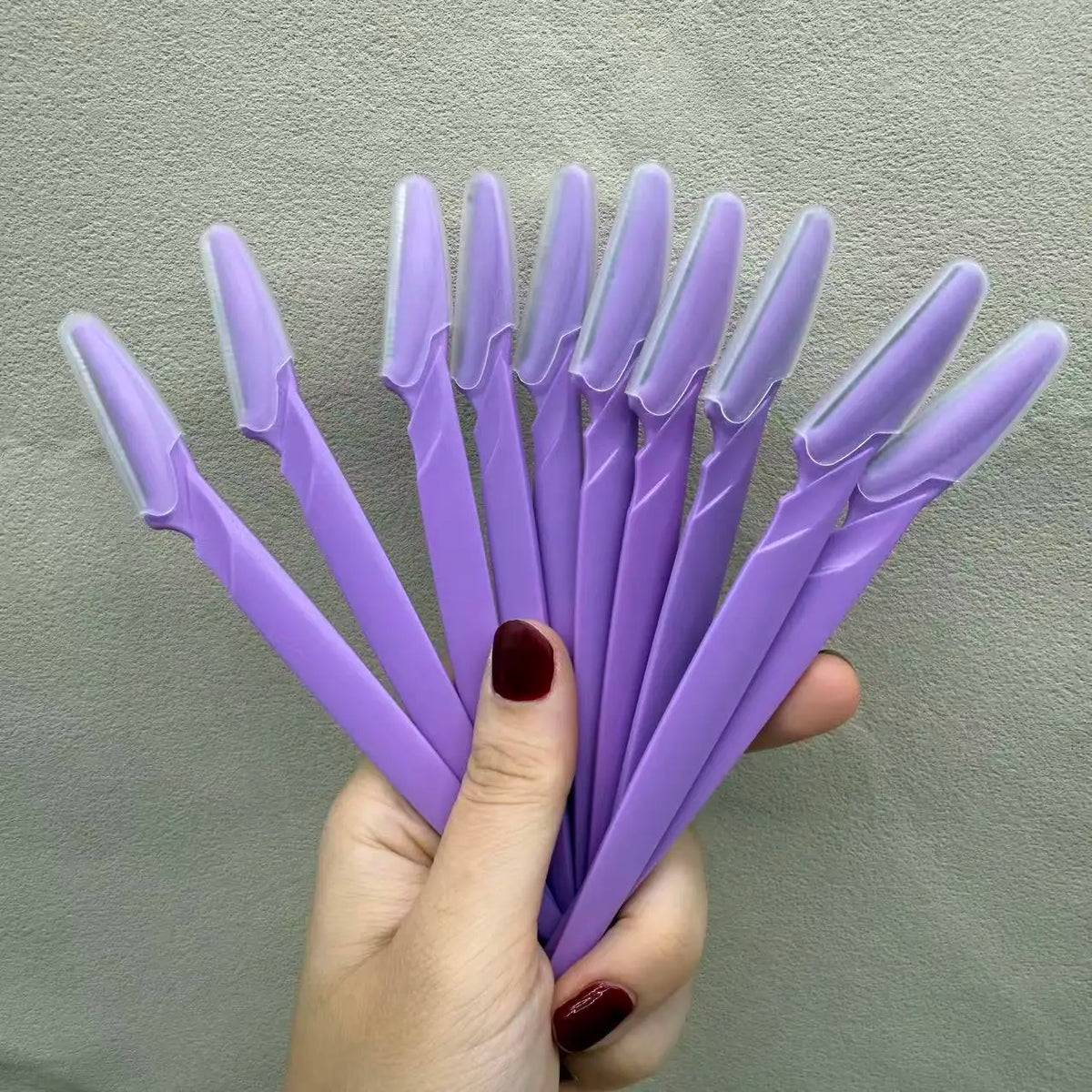 3/10Pcs  Eye Brow Epilation Hair Removal Cutters Safety Knife Makeup Scraper Eyebrow Trimmer Blade Women Face Shaver Portable