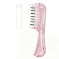 Portable Transparent Hair Root Comb Liquid Guide Applicator Scalp Massage Comb Hair Oil Serum Brush Anti-Leak Hair Care Tool