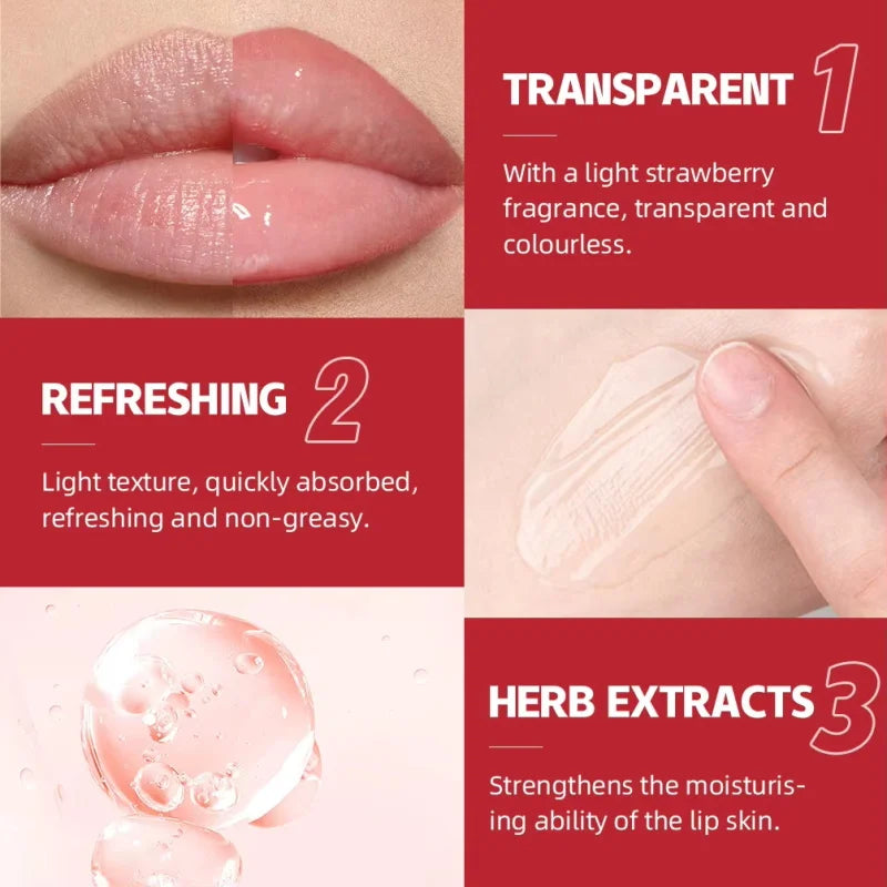 Fast Plumping Lip Balm Moisturizing Soft Lips Skin Plumper Gloss Oil Non-Sticky Daily Care Mask Beauty Makeup Cosmetics Products