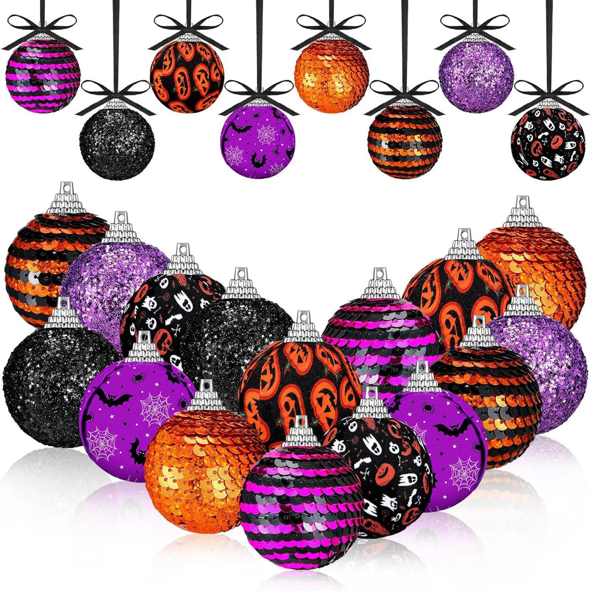 Halloween Wooden Ornaments Set Holiday Party Decorations Tree Hanging Decor for Home Outdoor Indoor Spooky Decorations